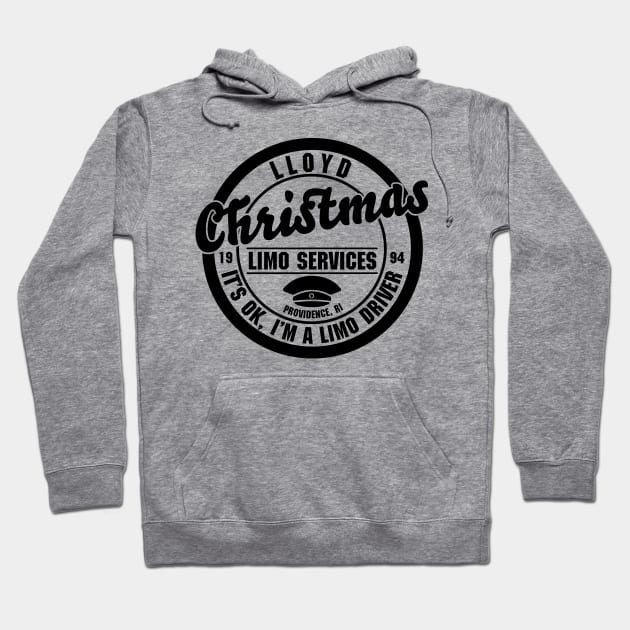 Lloyd Christmas Limo Services Hoodie by Meta Cortex